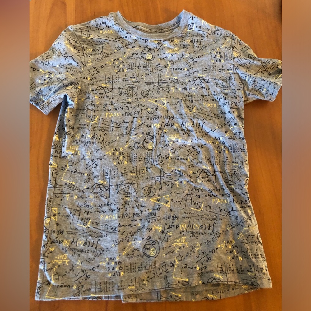 Blue Graphic Kids Short Sleeve Tee